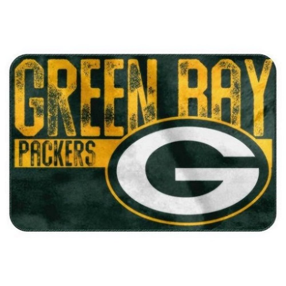 🏈🆕 GREEN BAY PACKERS "WORN OUT" MEMORY FOAM BATH MAT - NFL -UNISEX